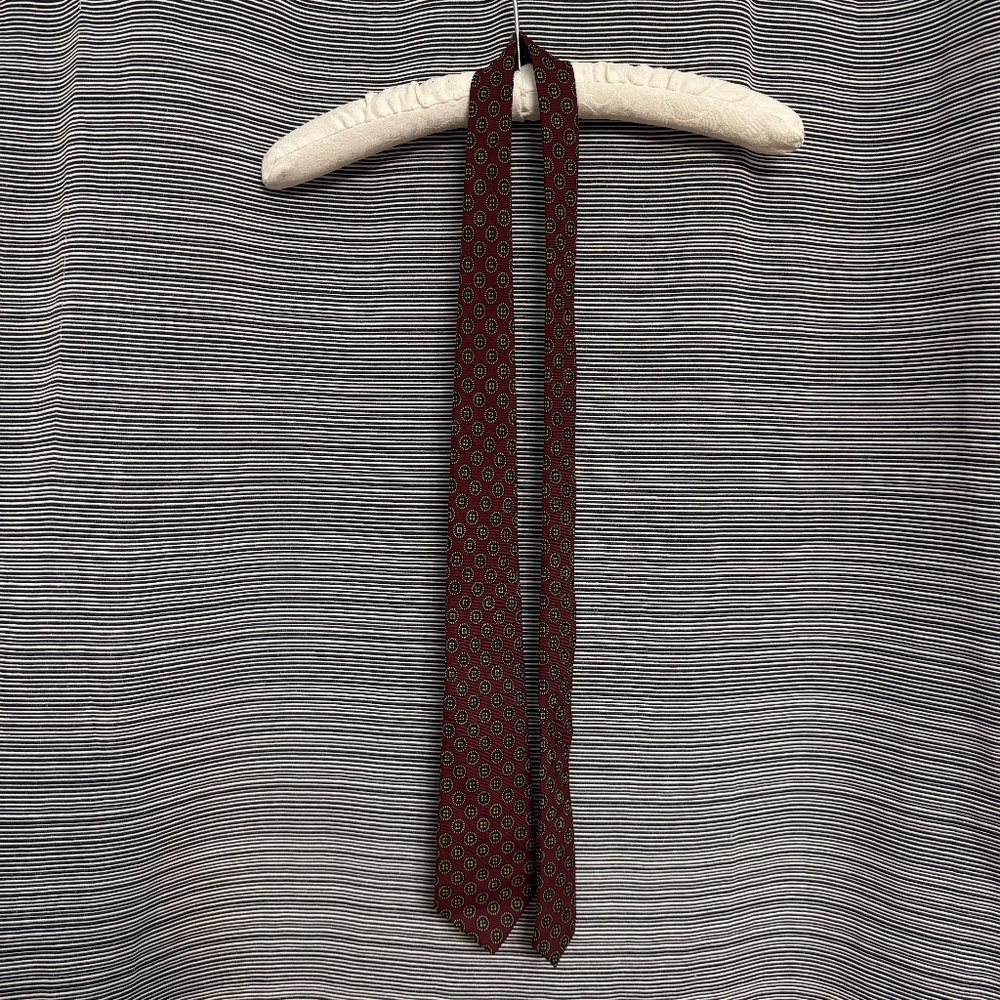 Ben Evans Vintage Red Wool Tie
